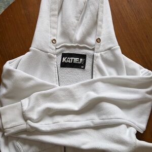 Katie J NYC White Kids Hoodie